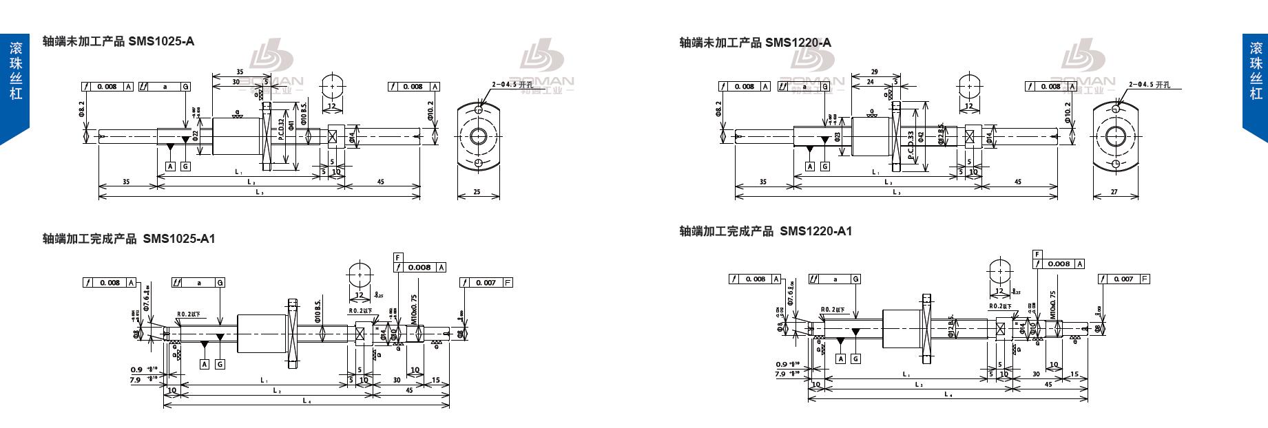 TSUBAKI SMS1025-180C3-A1 tsubaki是什么牌子的丝杆