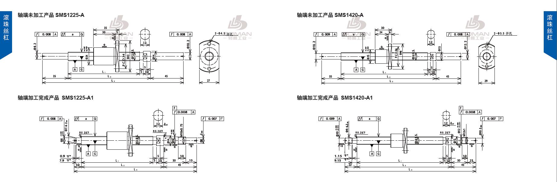 TSUBAKI SMS1420-410C3-A tsubaki数控丝杆螺母